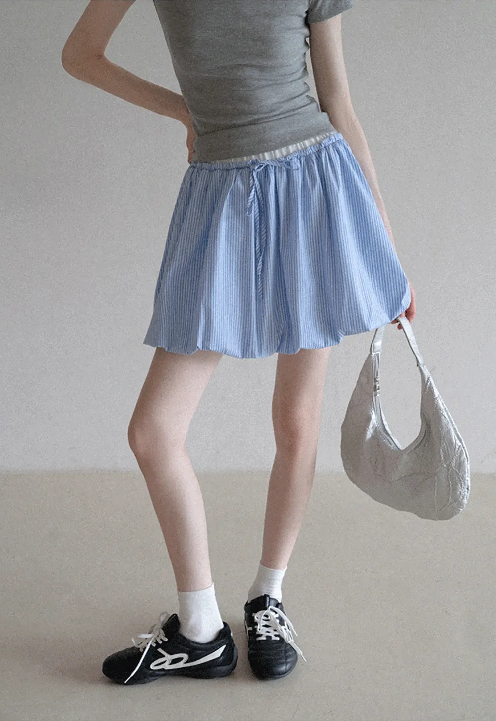 Korean Bubble Mini Skirt