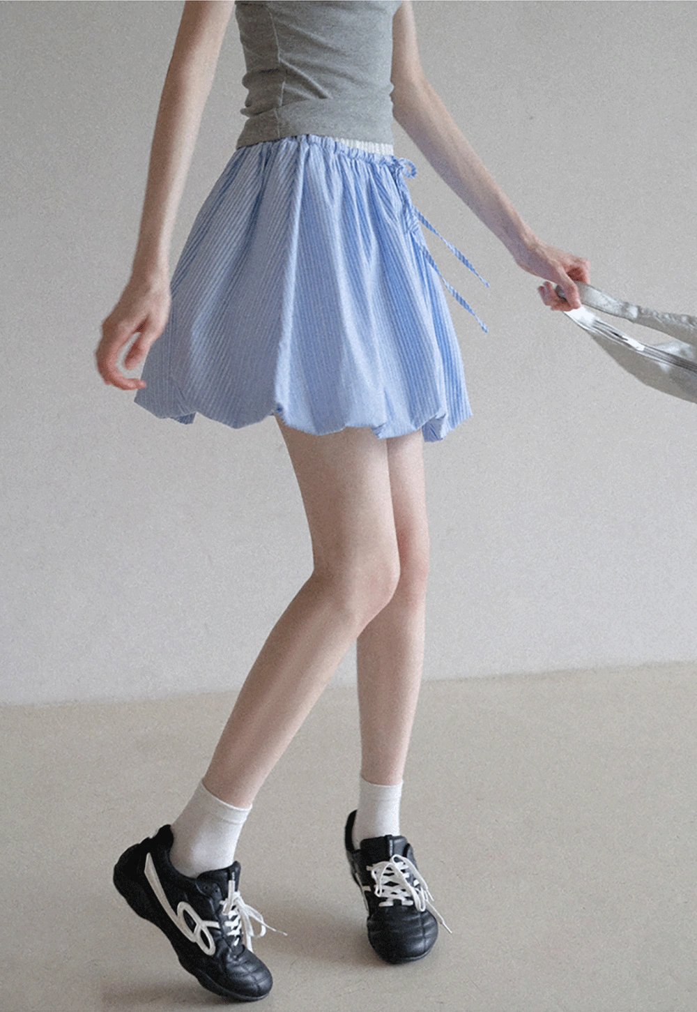 Korean Bubble Mini Skirt