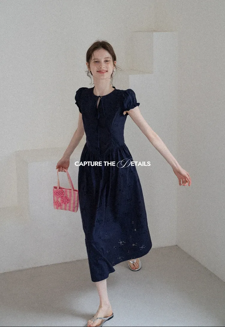 Women’s Sleeveless Eyelet Mini Dress