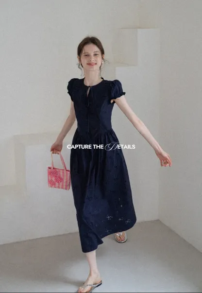 Women’s Sleeveless Eyelet Mini Dress