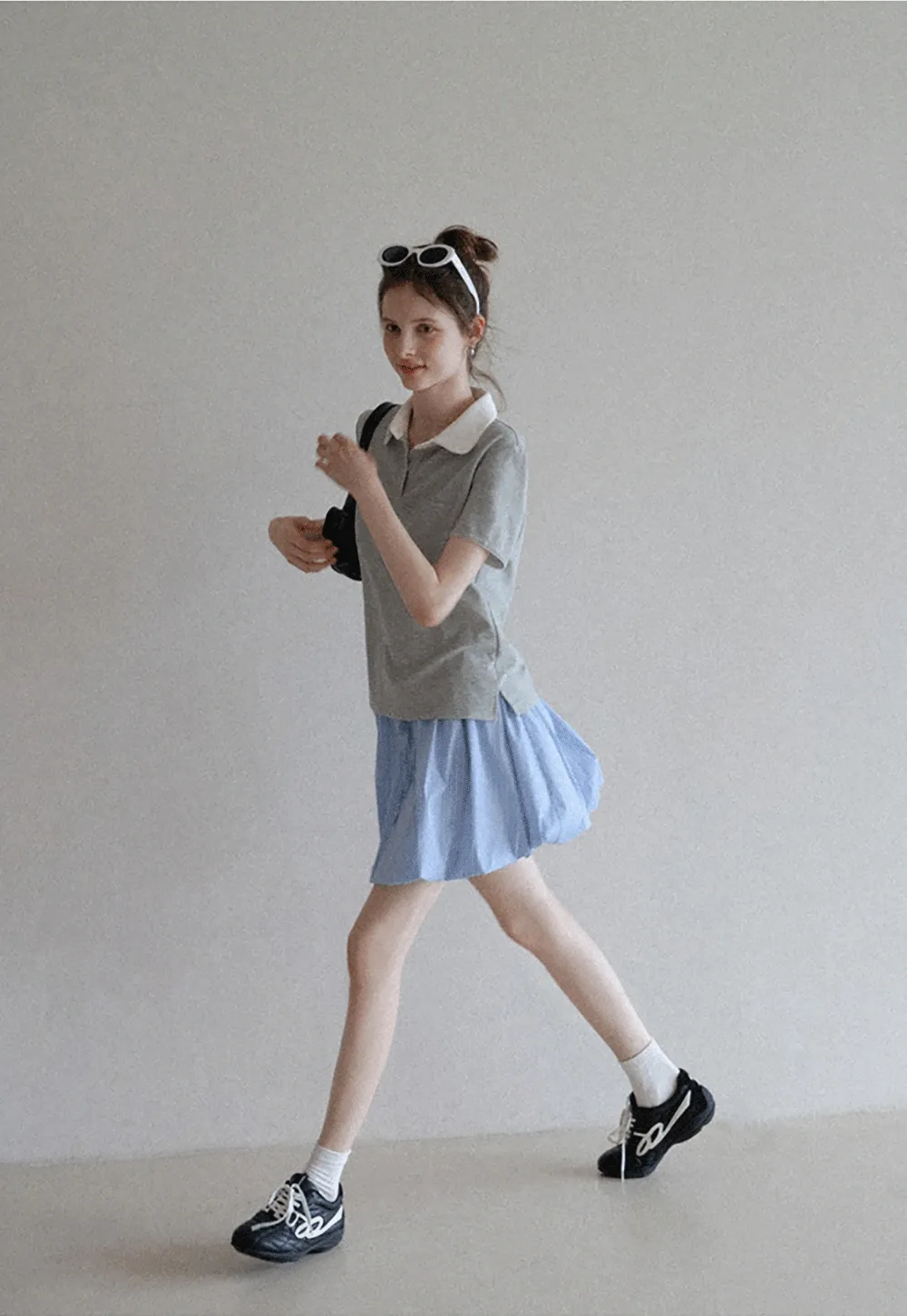 Korean Bubble Mini Skirt