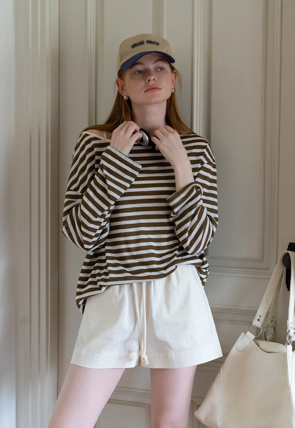 Women's Elastic Waist Casual Wide Leg Shorts