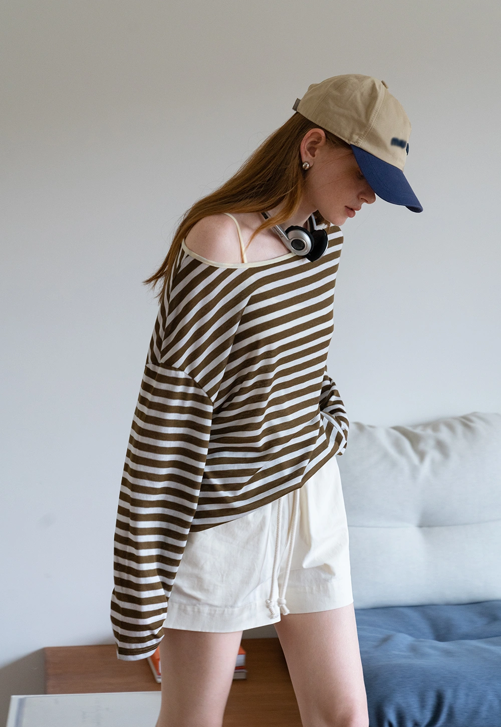 Women's Elastic Waist Casual Wide Leg Shorts