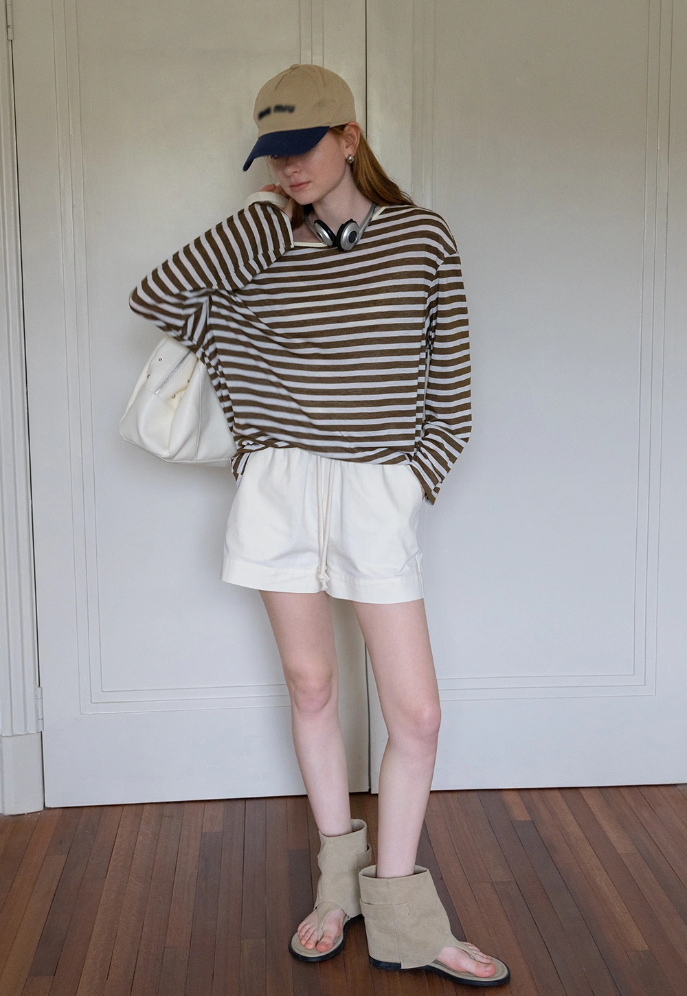 Women's Elastic Waist Casual Wide Leg Shorts