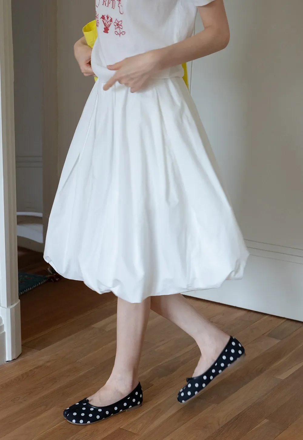 Women's High Waist Pleated A-Line Mini Skirt