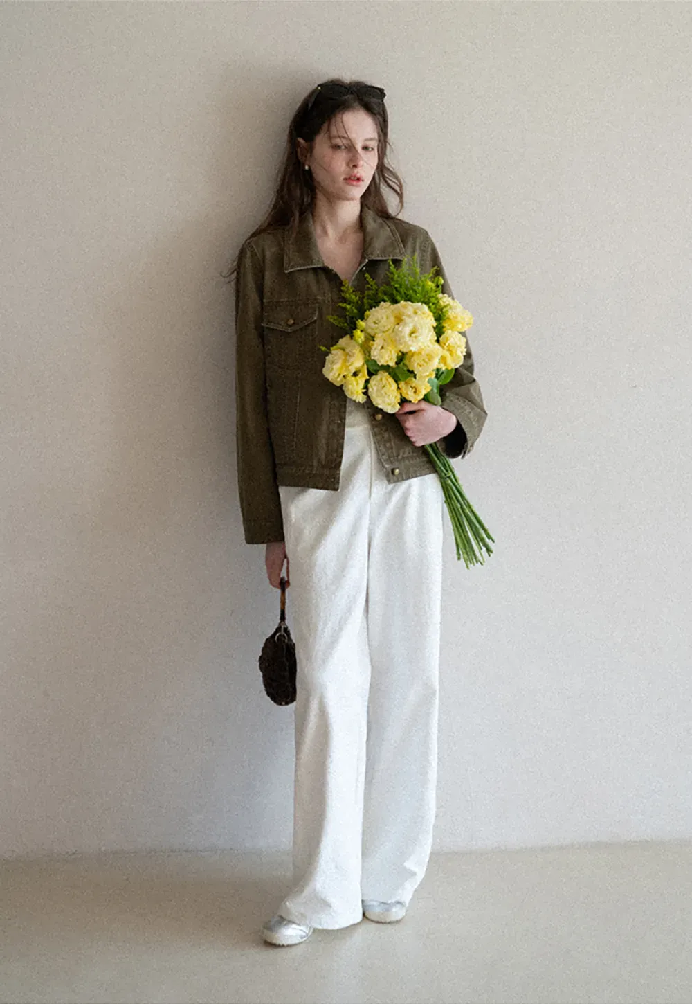 Wide Leg Casual Pants with Front Pockets