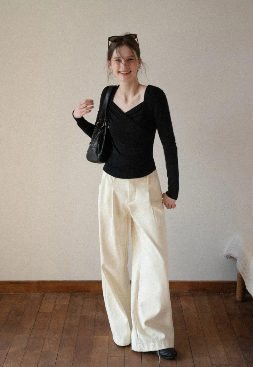 Elegant Long Sleeve Crop Top for Women