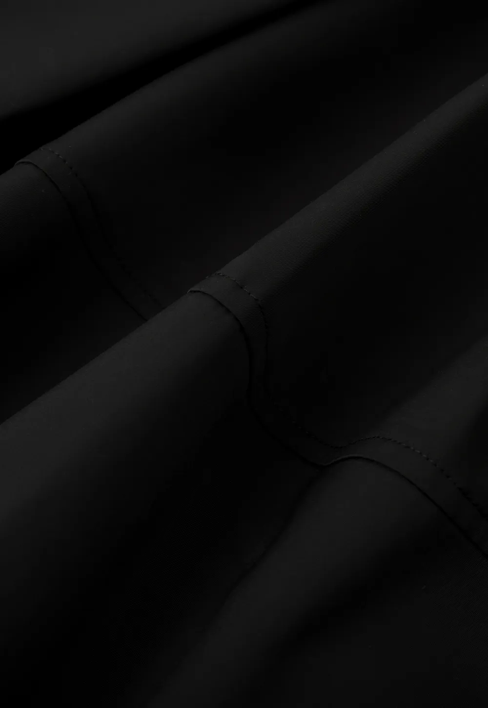 Pleated A Line Mini Skirt with Layered Design