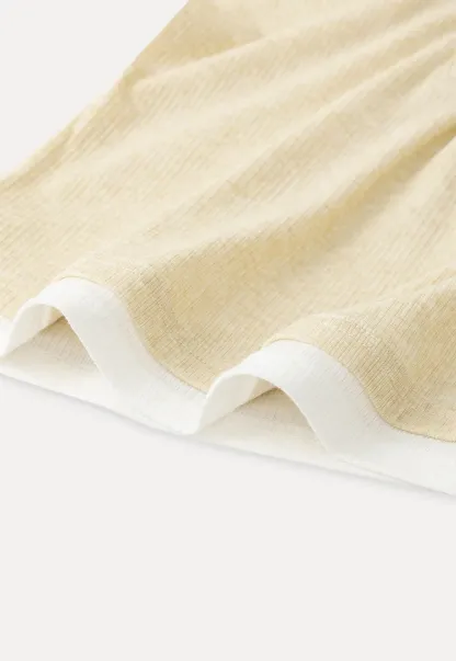 Long sleeve ribbed crop top with square neckline