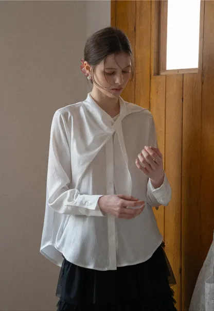 Tiered Ruffled Sheer Skirt with Drawstring Waist