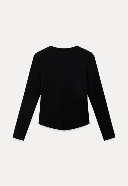 Elegant Basic Long Sleeve Top for Women