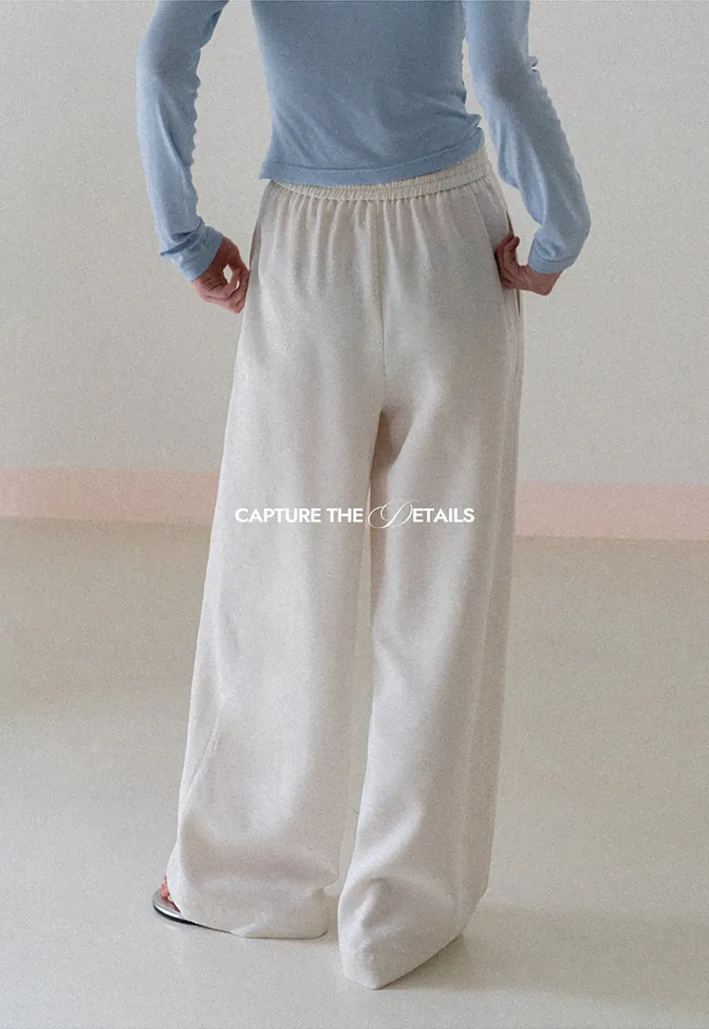 Wide Leg Drawstring Casual Pants