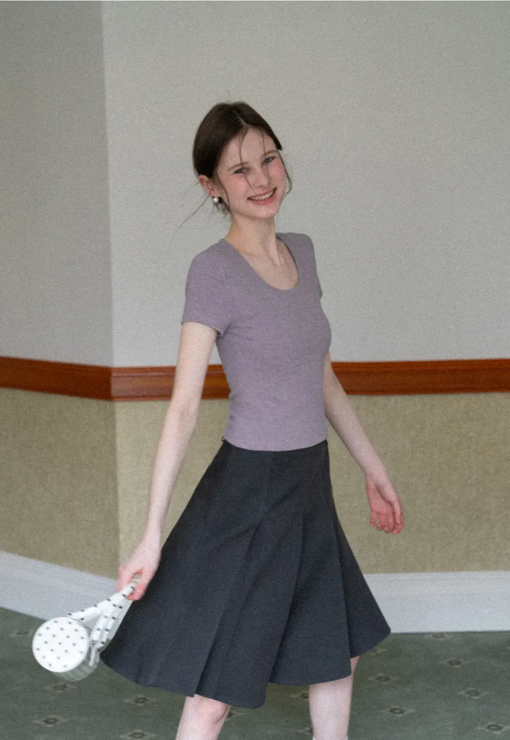 Short Sleeve V Neck T Shirt