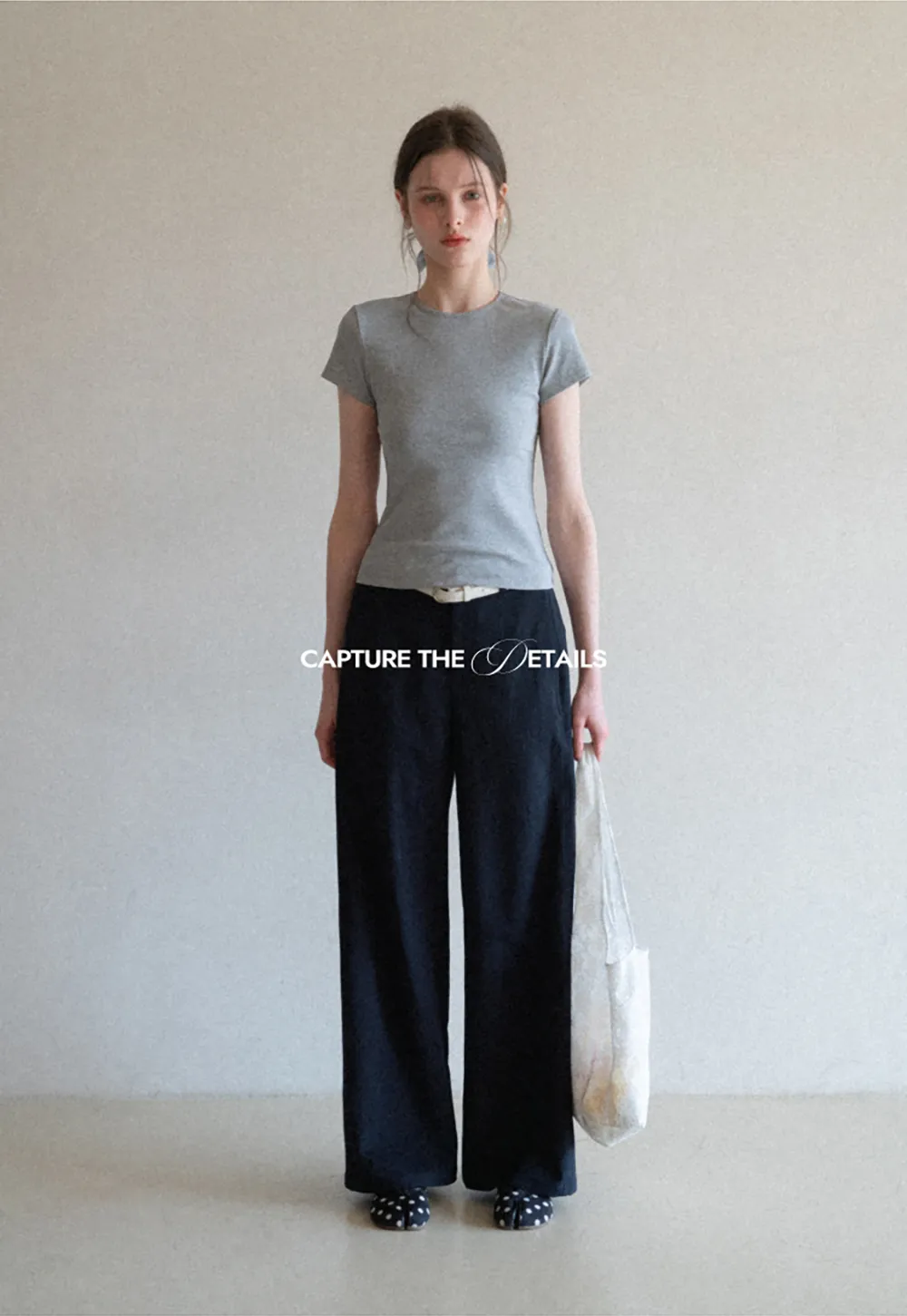 Wide Leg Casual Pants with Front Pockets