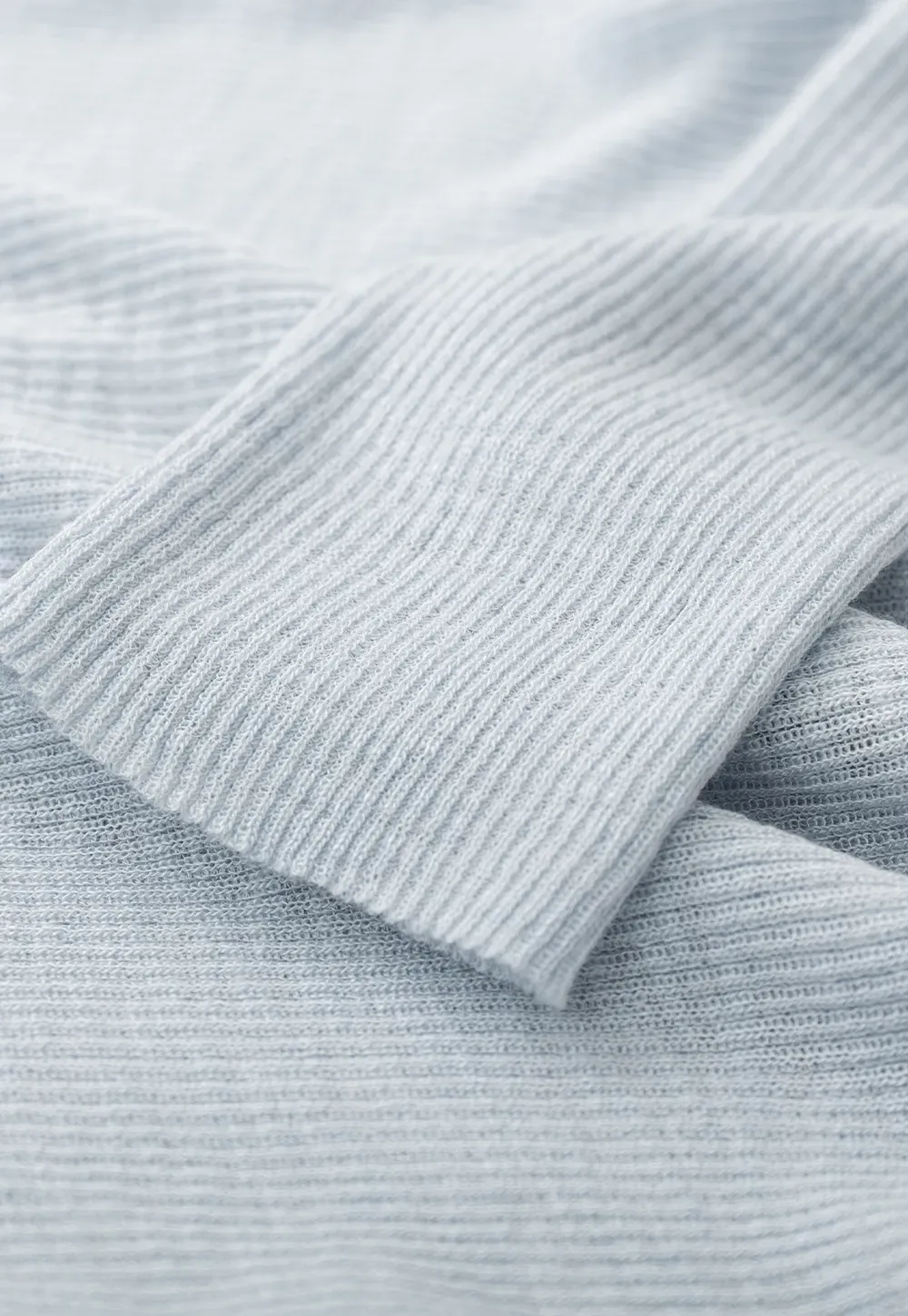 Lightweight Ribbed Knit Cardigan with Open Front