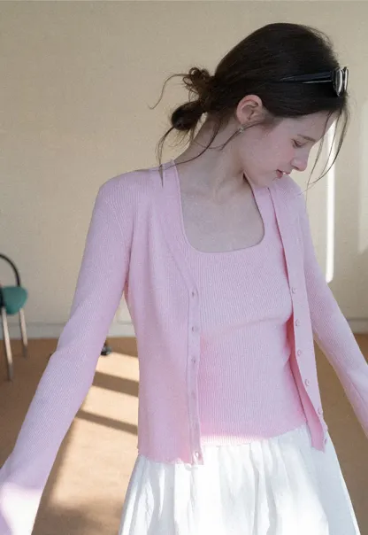 Elegant Flared Skirt with Lace Trim