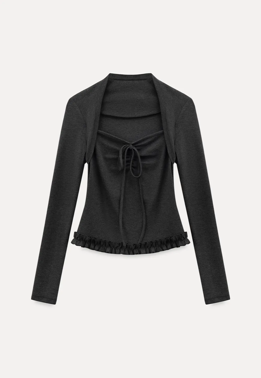 T shirt and casual pants with drawstring waist