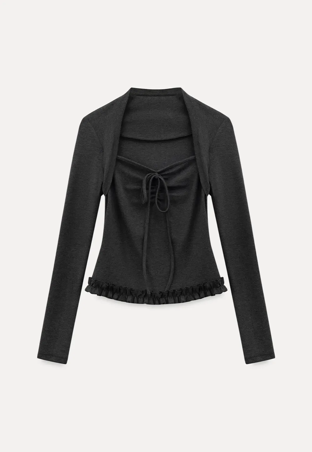 T shirt and casual pants with drawstring waist