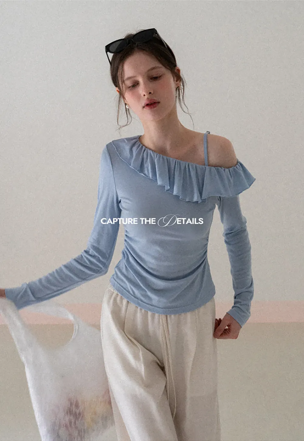 Wide Leg Drawstring Casual Pants