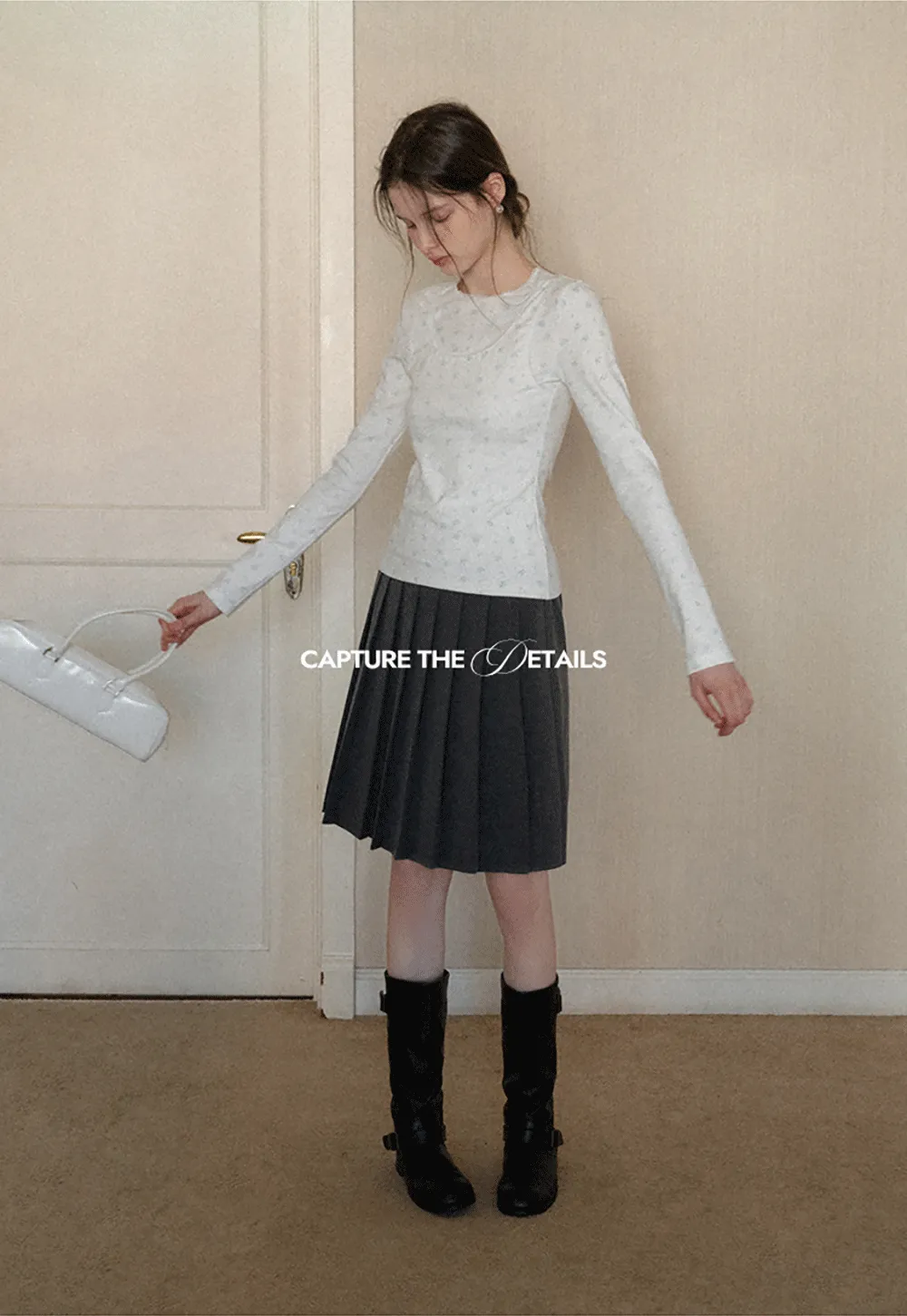 Floral Print Long Sleeve T-Shirt