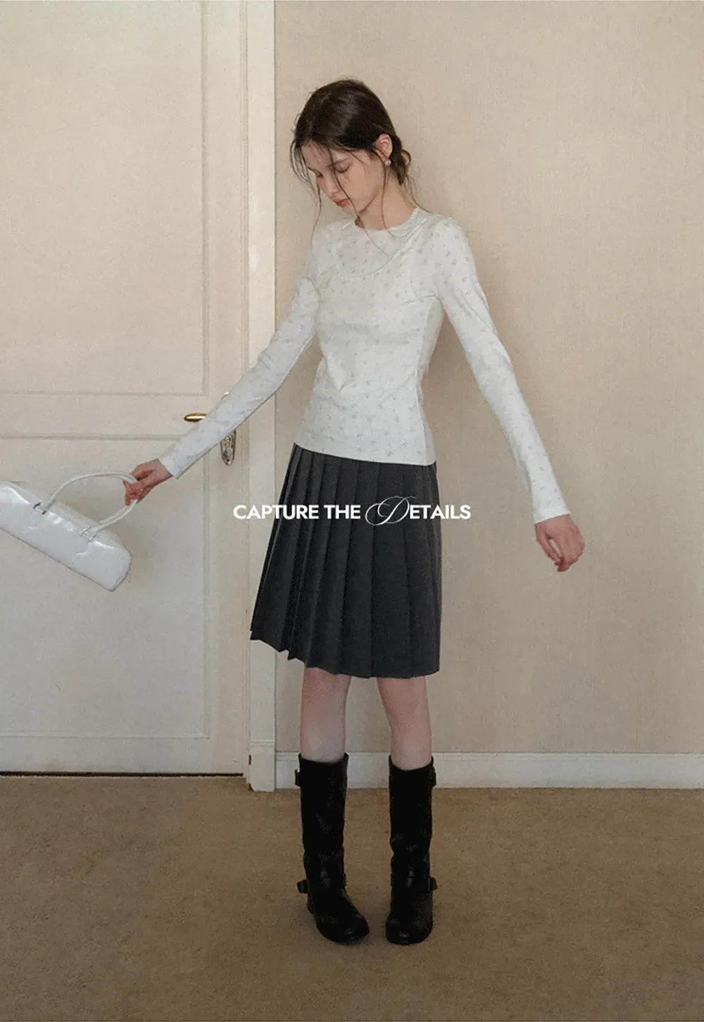 Floral Print Long Sleeve T-Shirt