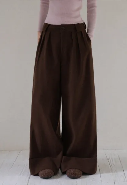 Women High Waist Wide Leg Pants