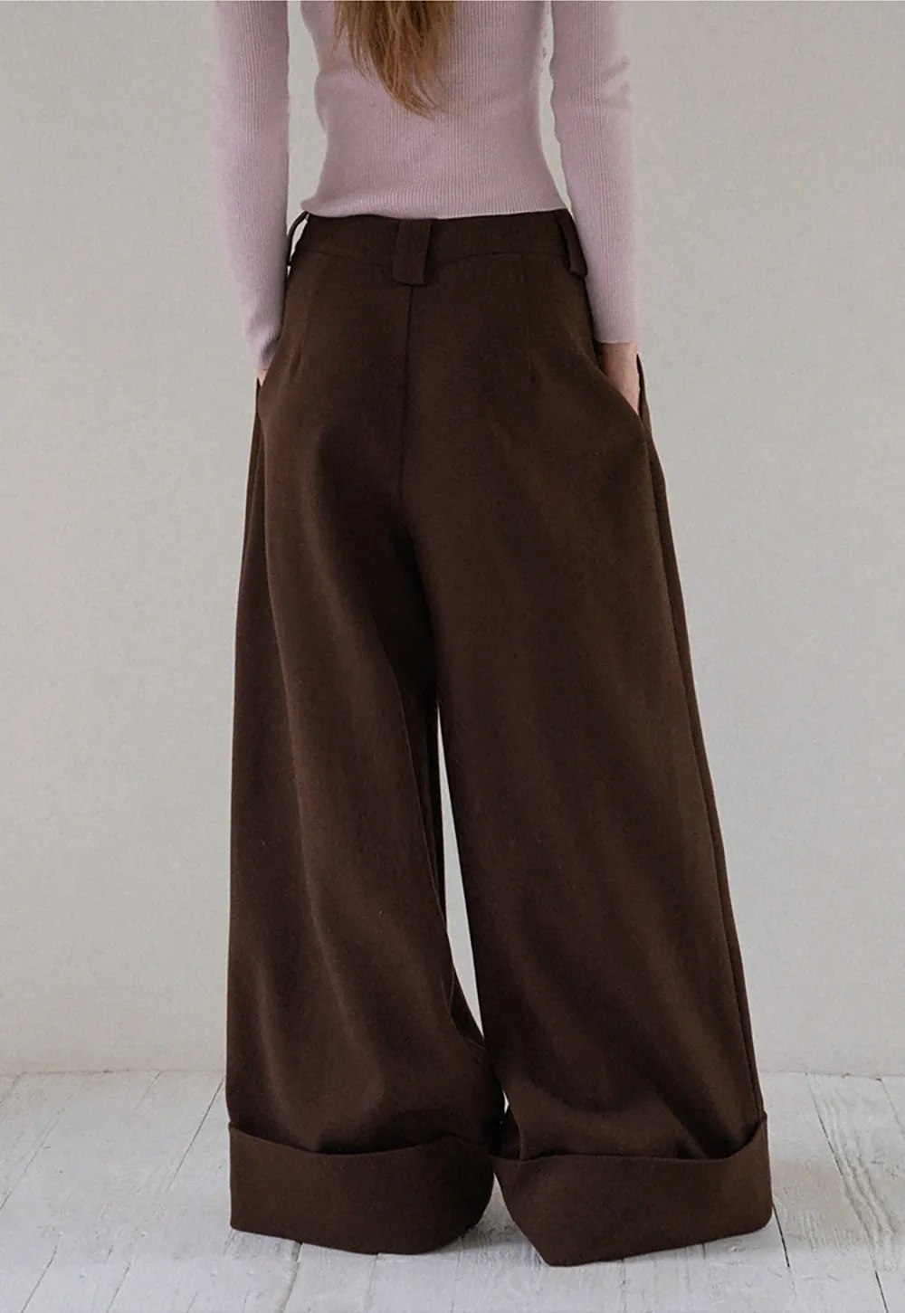 Women High Waist Wide Leg Pants