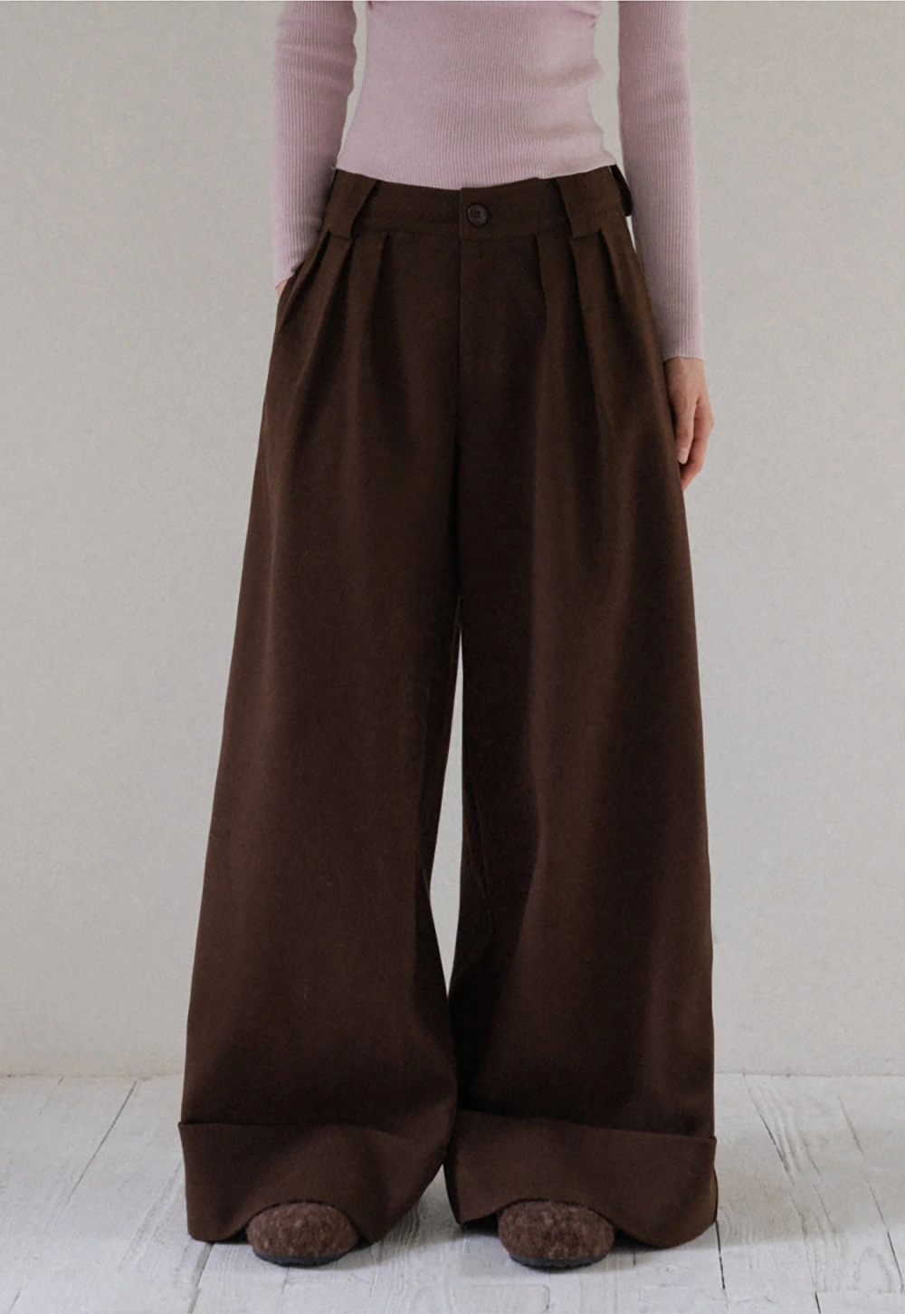 Women High Waist Wide Leg Pants