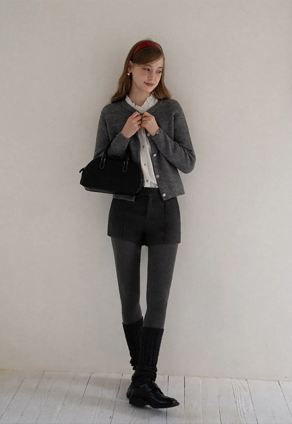 Ruffled Detail Button Up Blouse