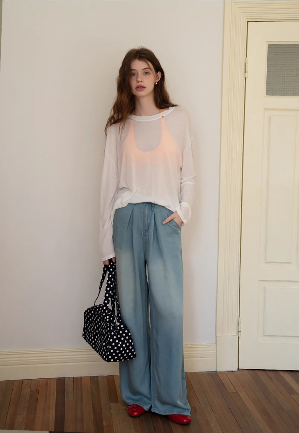 Sheer Lightweight Long Sleeve Tee