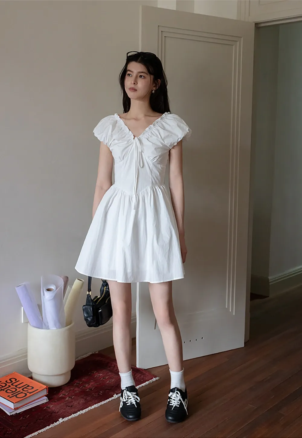 Women’s Puff Sleeve Mini Dress