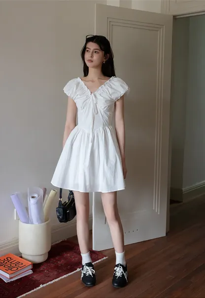 Women’s Puff Sleeve Mini Dress