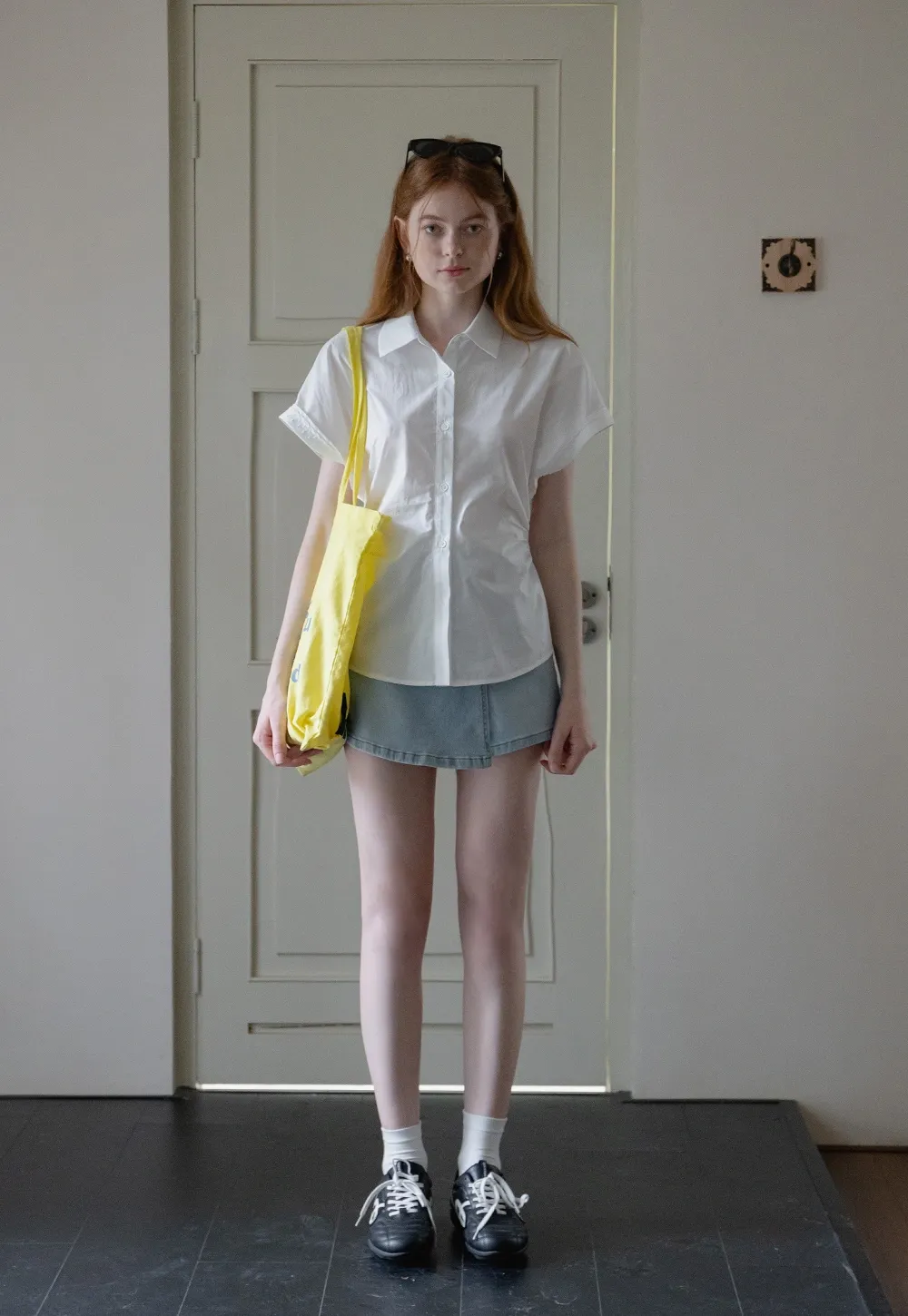 Women’s Short Sleeve Button Down Shirt