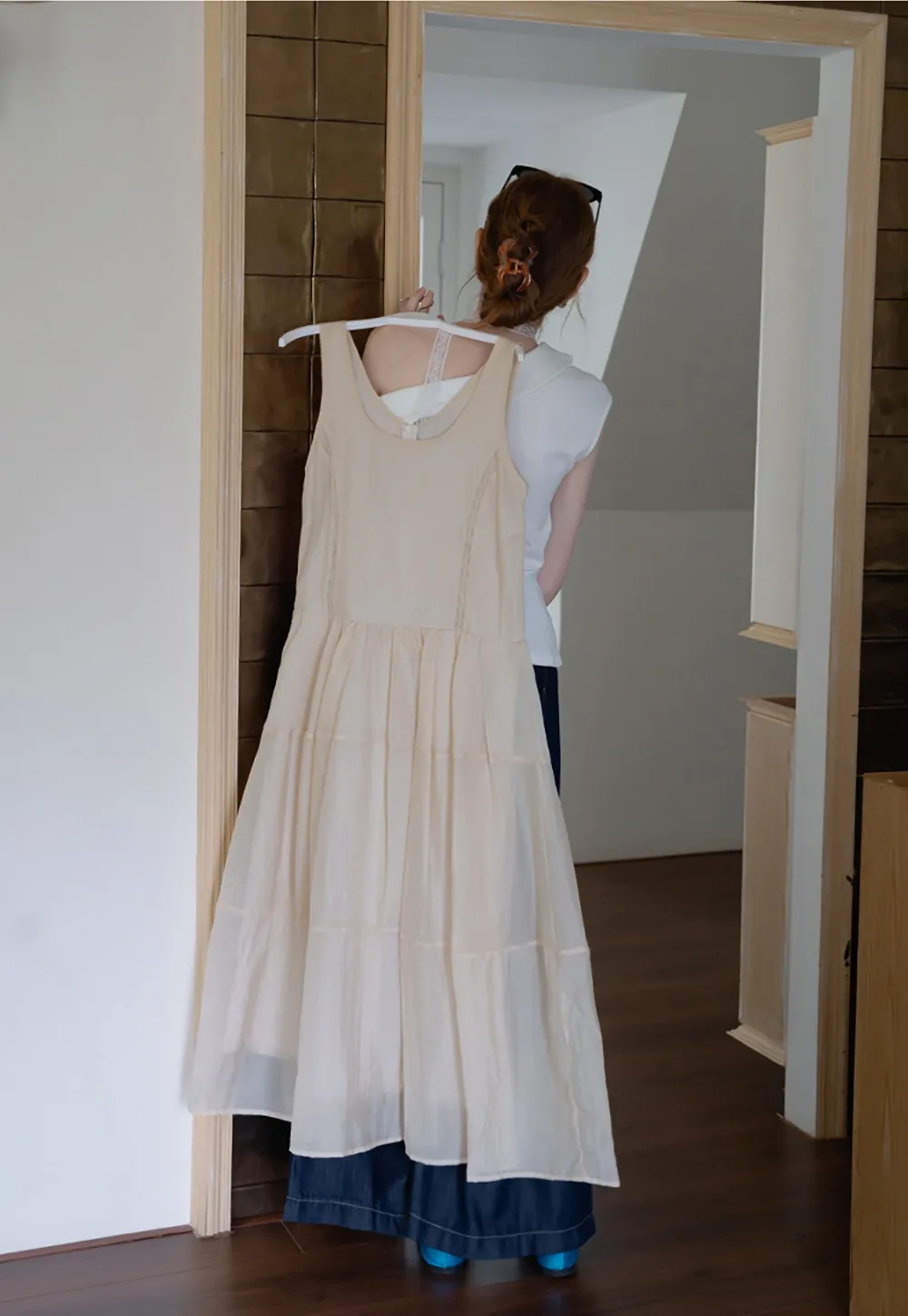 Women’s Sleeveless Tiered Maxi Dress
