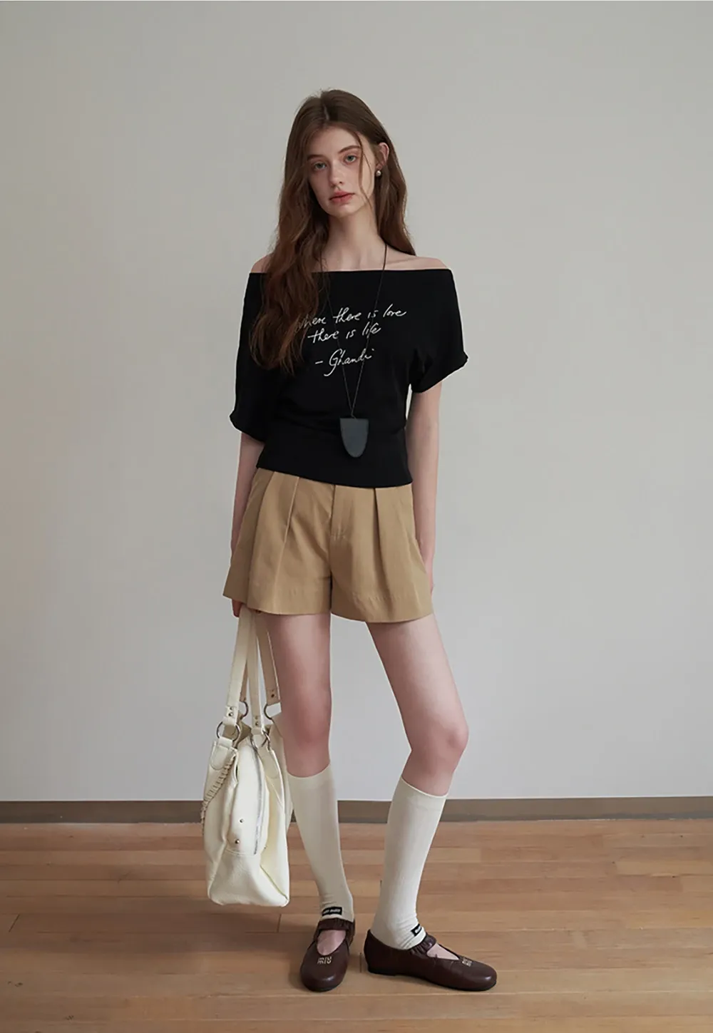 Women’s High-Waist Pleated Tailored Shorts