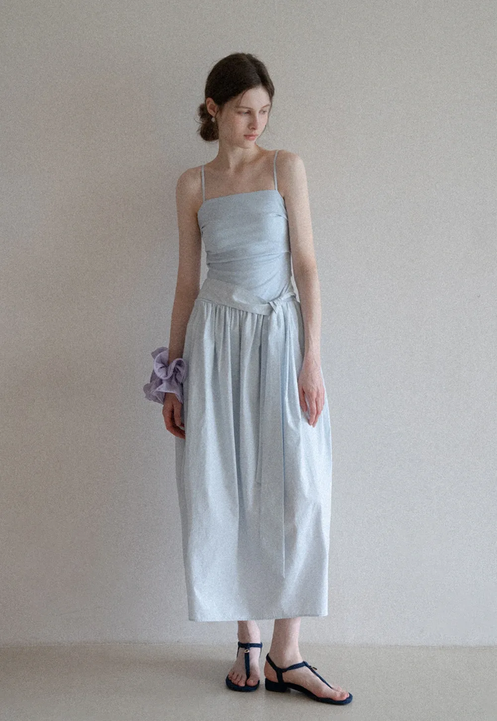 Women’s Draped One Shoulder Maxi Dress