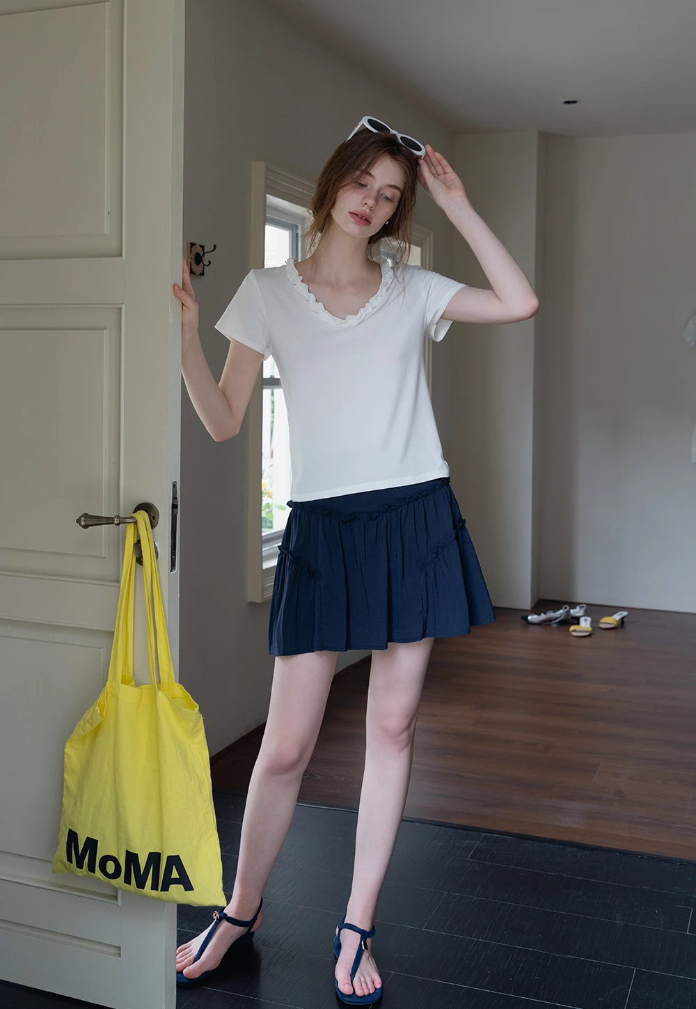 Ruffled Tiered Mini Skirt