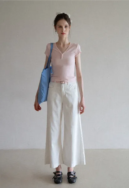 Women's High Waist Wide Leg Jeans