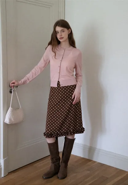 Women's Classic Button-Up Knit Cardigan