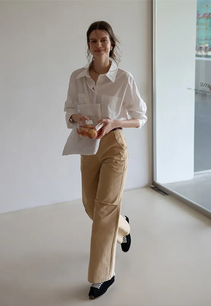 Boxy Two-Pocket Shirt