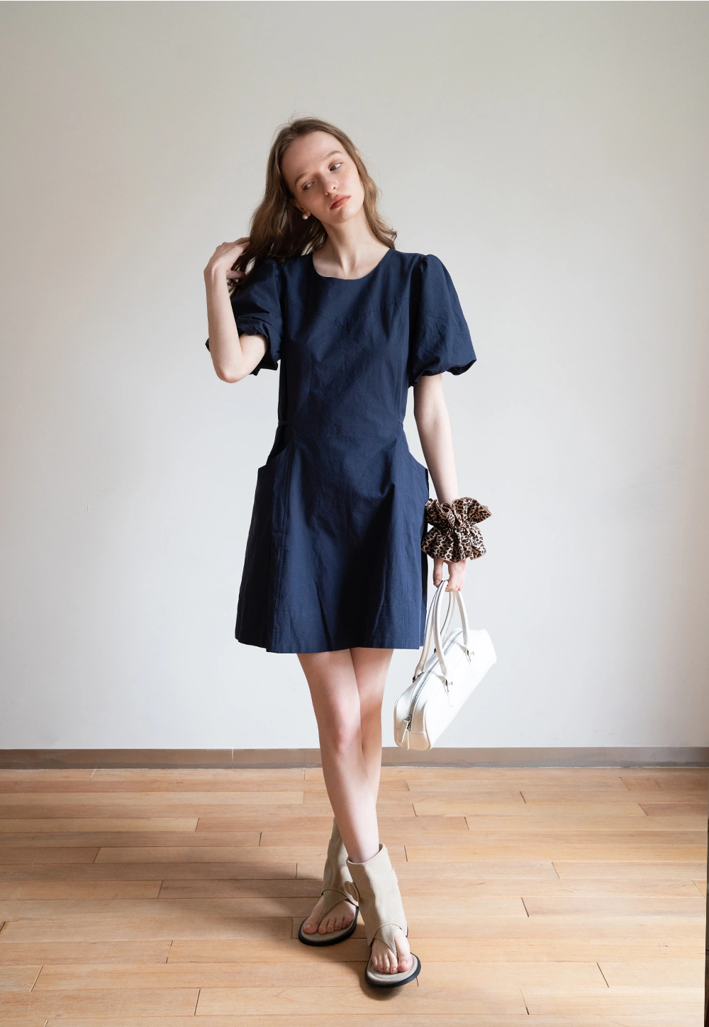Women’s Puff Sleeve Mini Dress