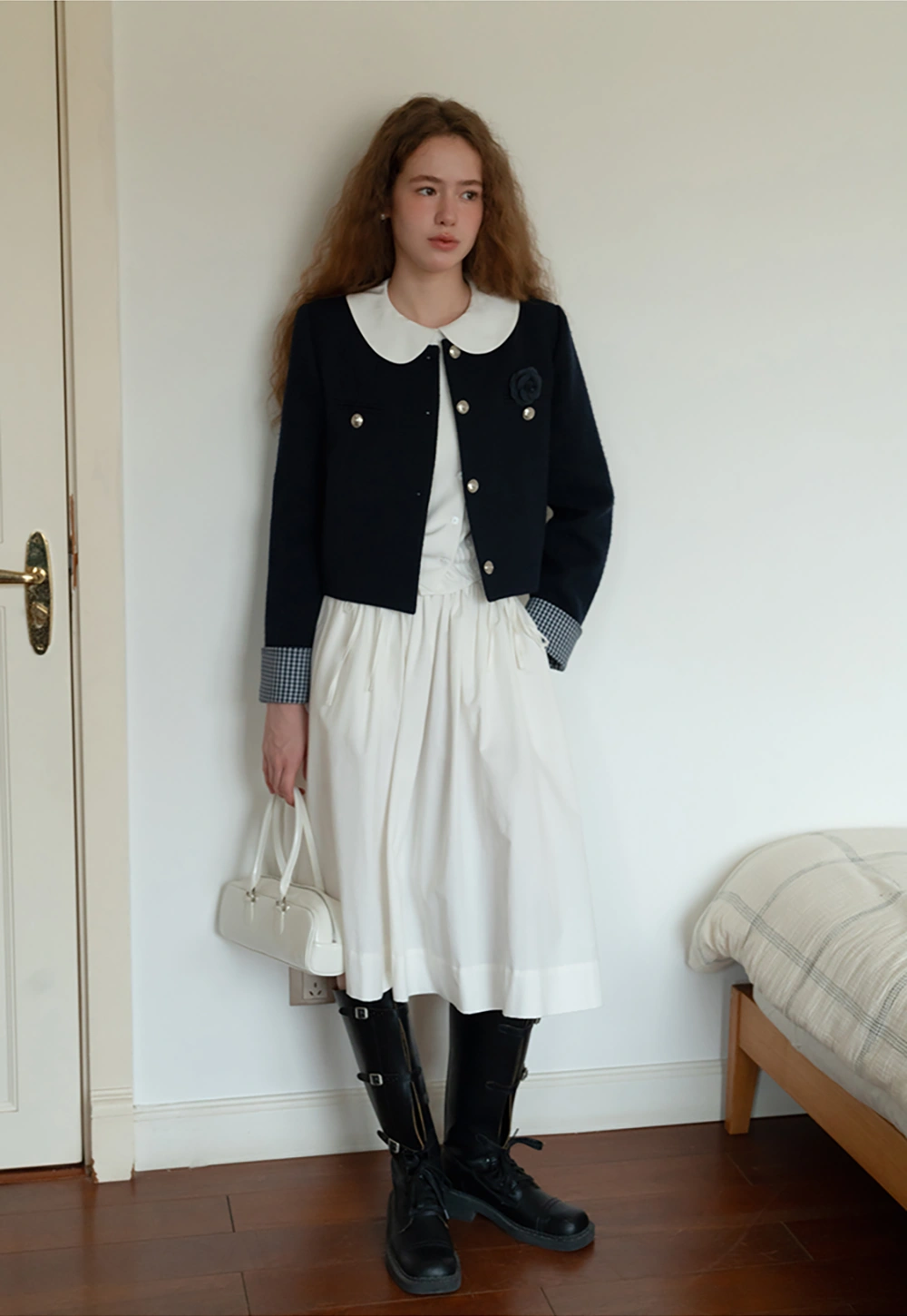 Elegant Boucle Short Jacket for Women