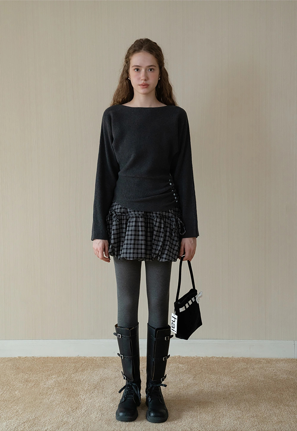 Women’s Boat Neck Knitted Sweater