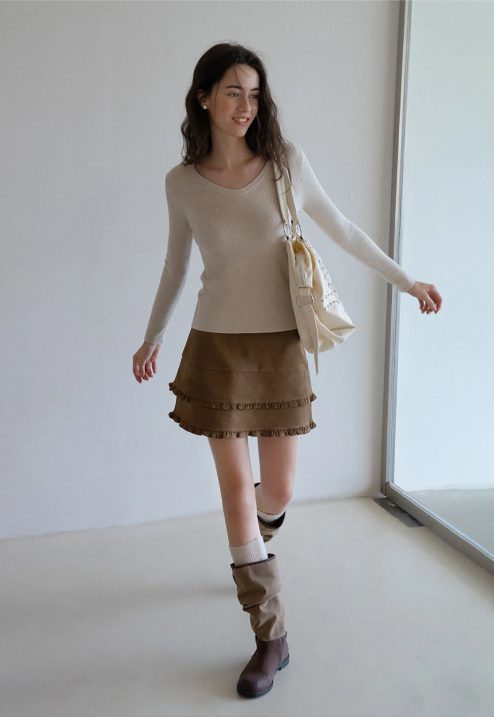 Basic Crew Neck Knit Sweater