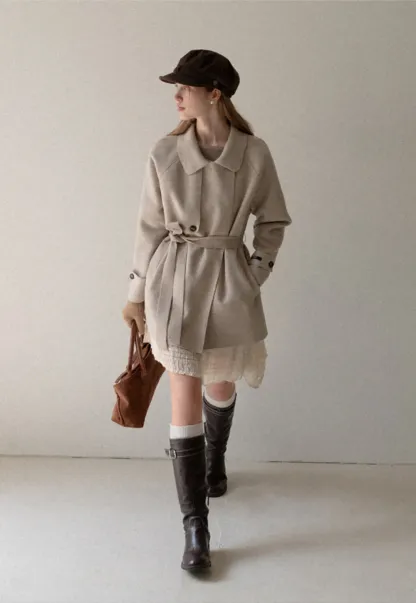 Double-Faced Wool Coat (Short / Long)