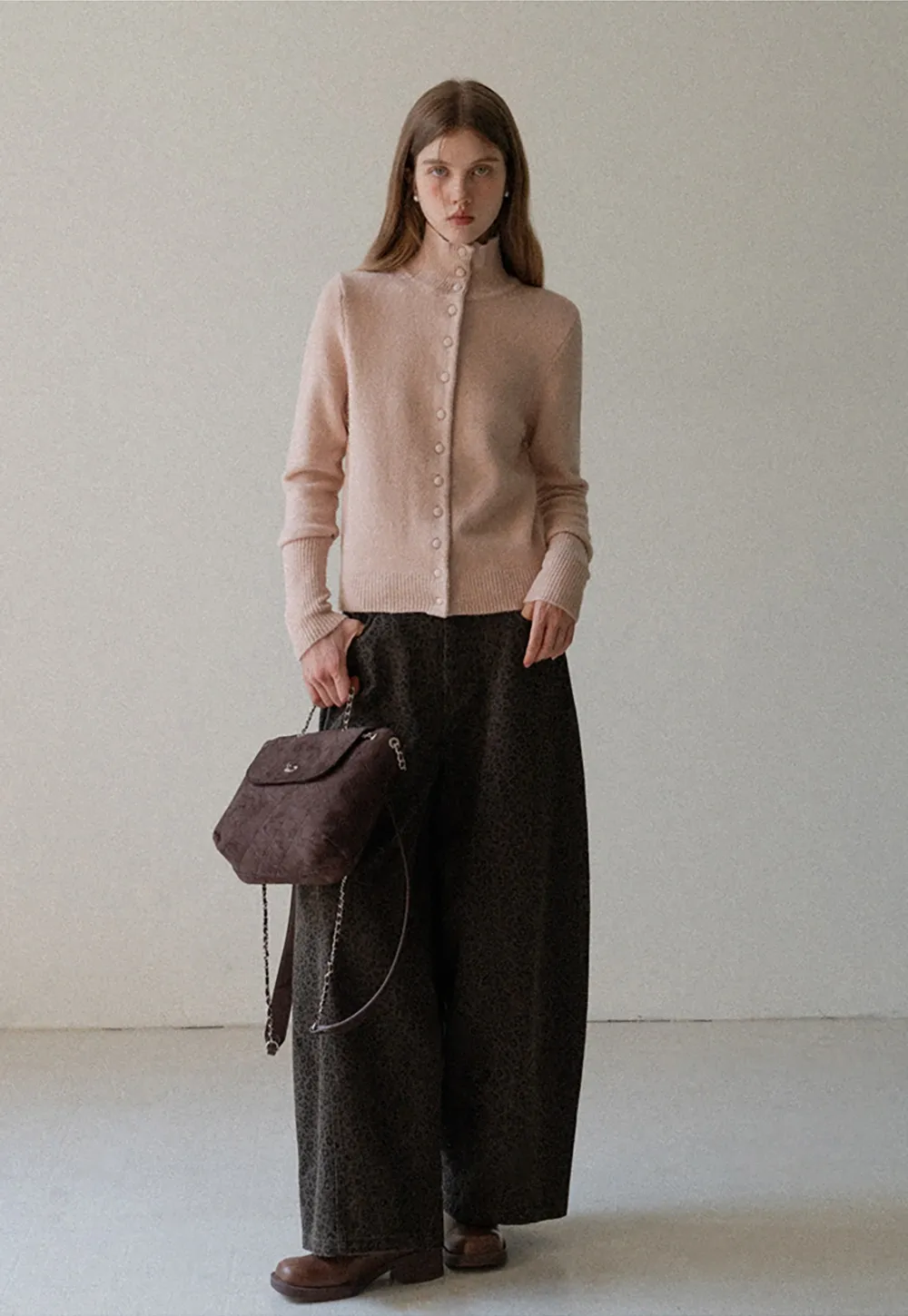 Vintage Style Button Knit Cardigan