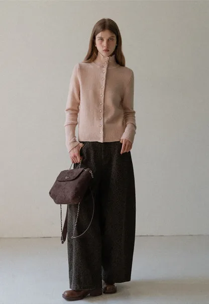 Vintage Style Button Knit Cardigan