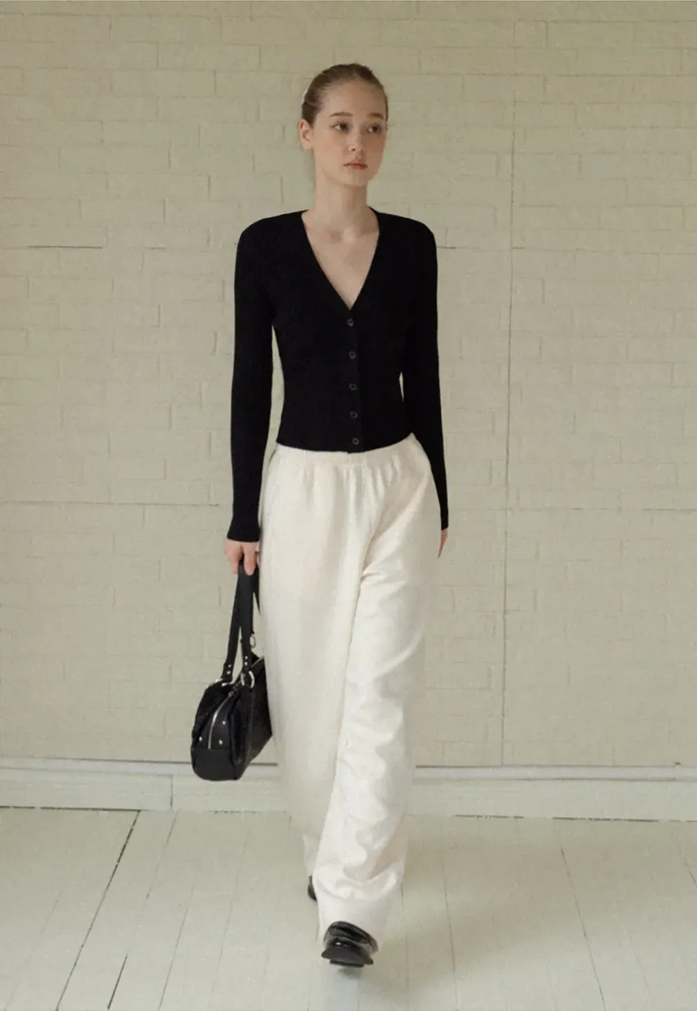 Soft Cotton Wide-Leg Lounge Pants