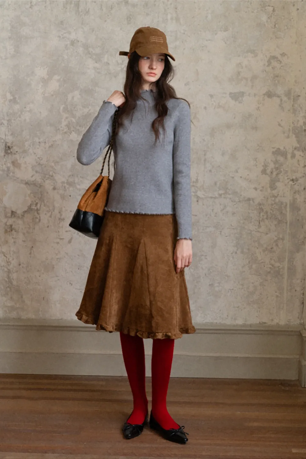 Knit Toe-Leggings Slim Fit Tights