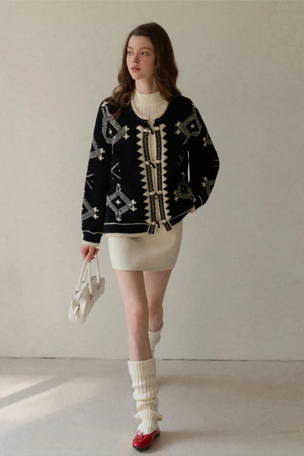 Toggle Button Cardigan Sweater